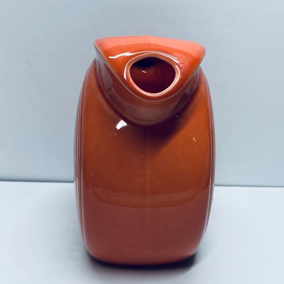 Fiestaware Persimmon Large Disc Pitcher - Picture 2 of 7